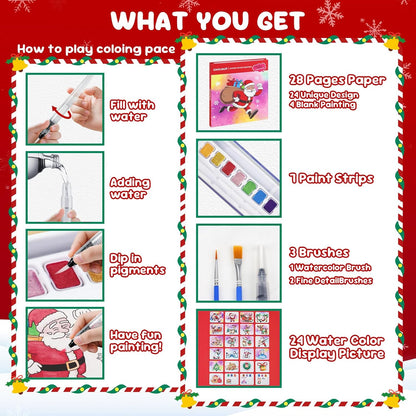 Paint with Water Coloring Book