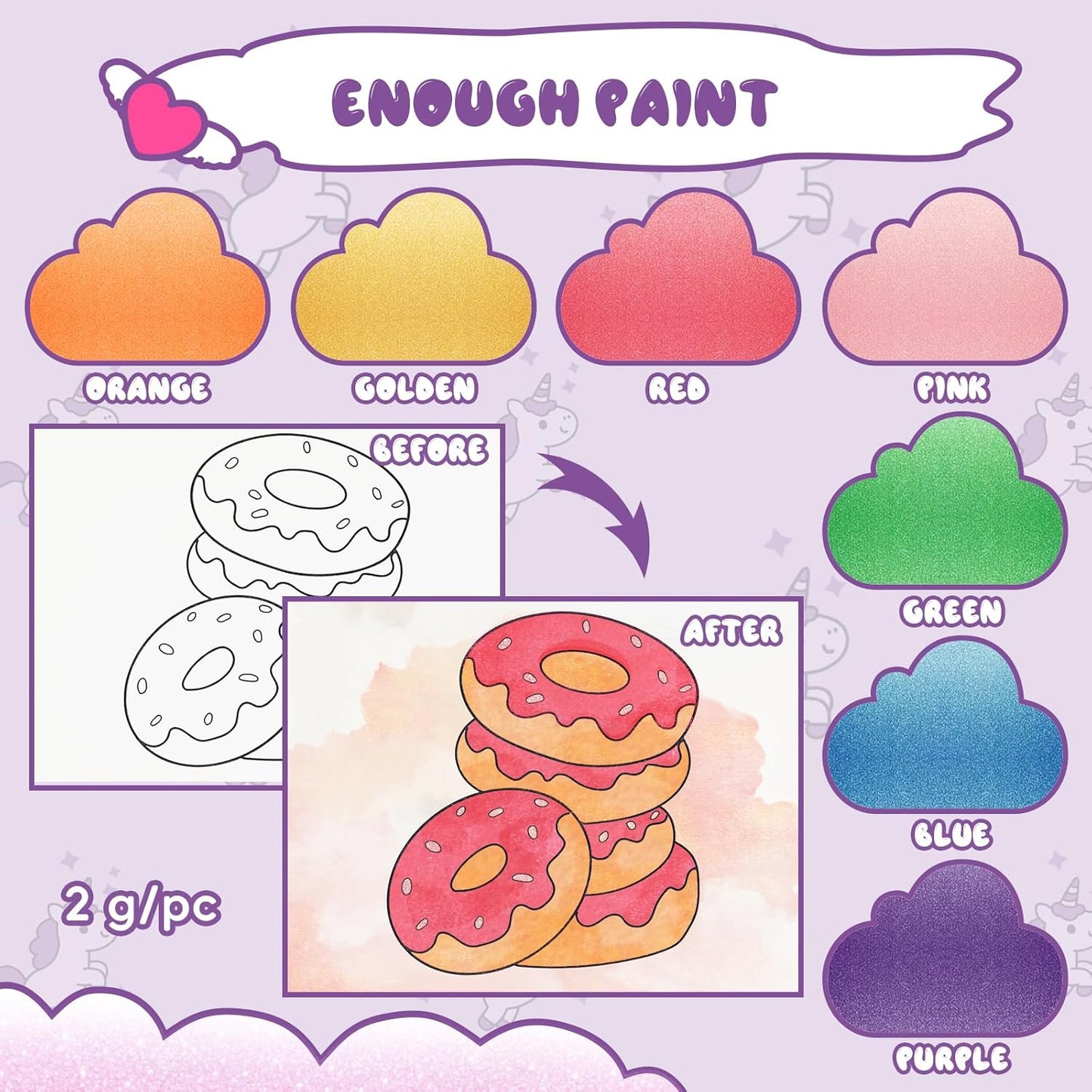 Paint with Water Coloring Book