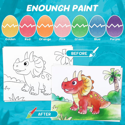 Paint with Water Coloring Book