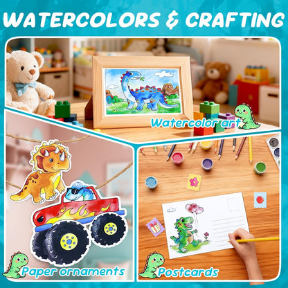 Paint with Water Coloring Book