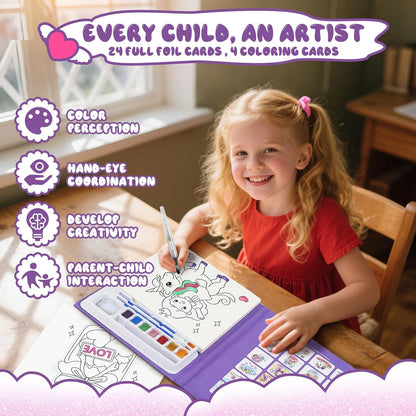 Paint with Water Coloring Book