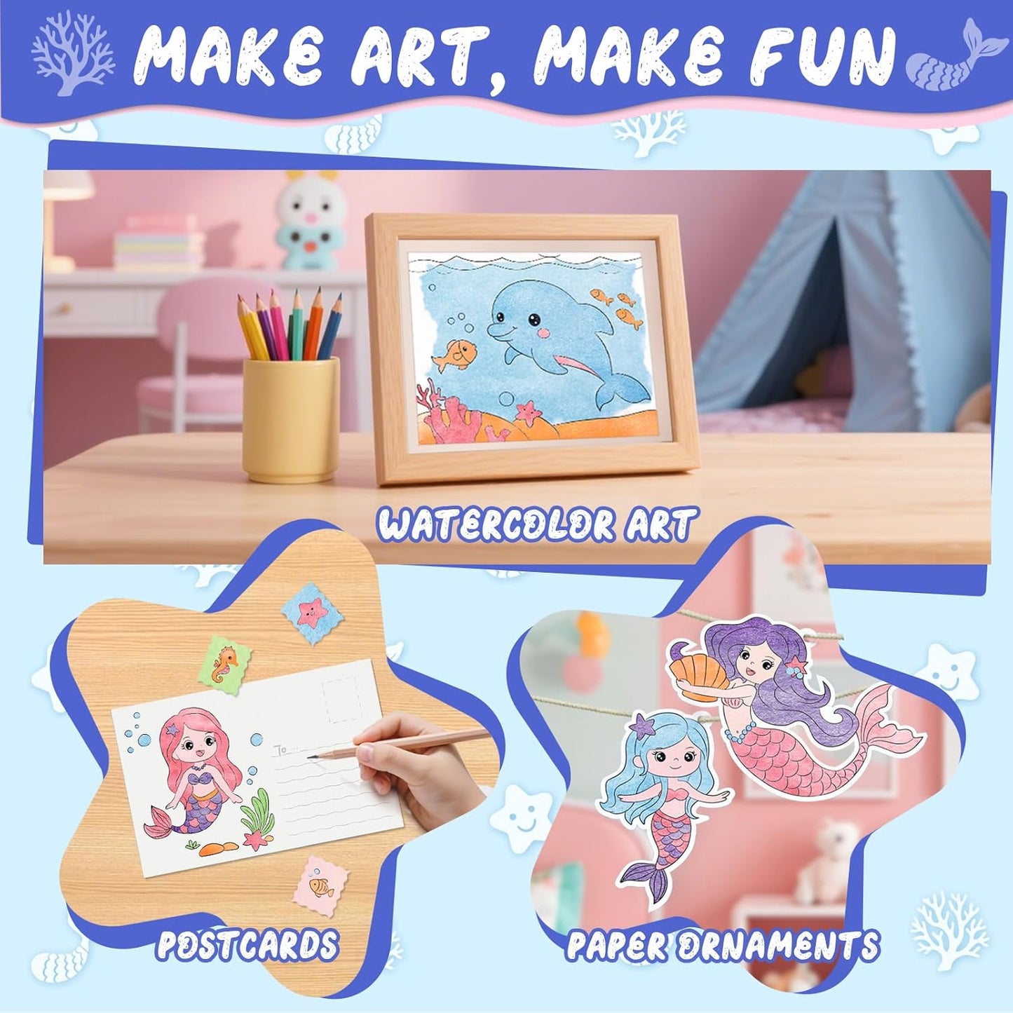 Paint with Water Coloring Book