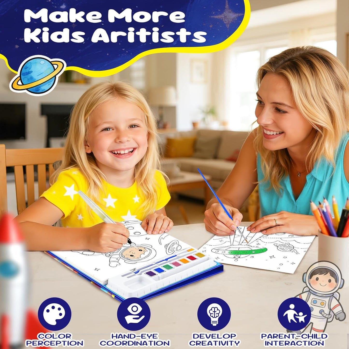 Paint with Water Coloring Books