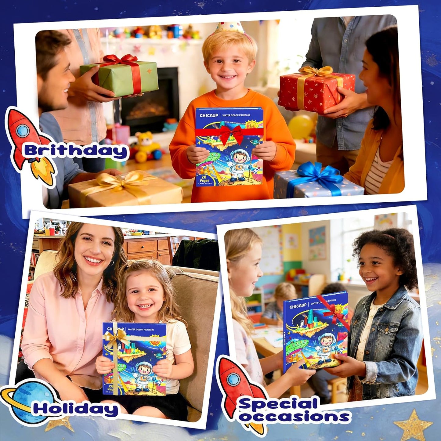 Paint with Water Coloring Books